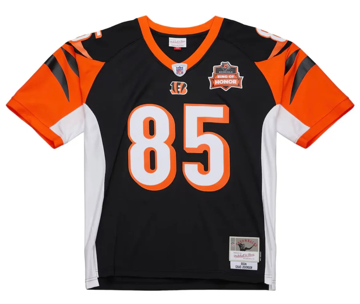 Chad Johnson Cincinnati Bengals Official NFL Mitchell & Ness Jersey product image 3, provided for visual reference and