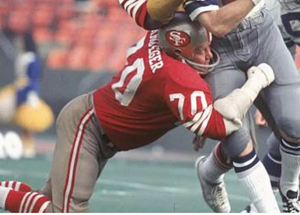 Charlie Krueger 1969 San Francisco 49ers Jersey Mitchell & Ness product image 3, provided for visual reference and product