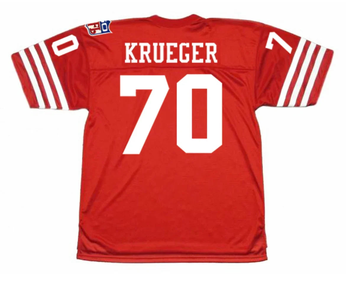 Charlie Krueger 1969 San Francisco 49ers Jersey Mitchell & Ness product image 1, provided for visual reference and product