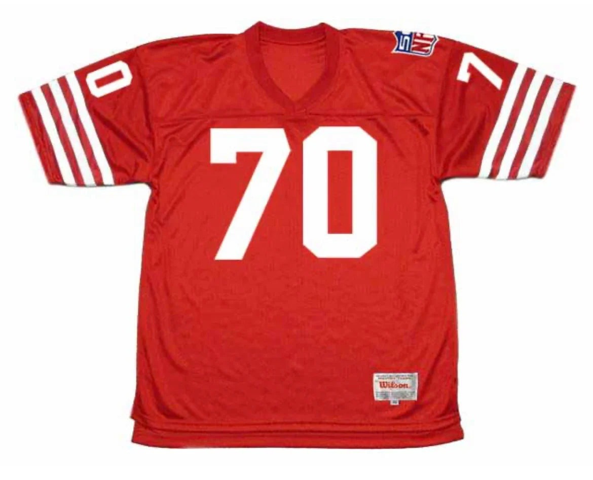 Charlie Krueger 1969 San Francisco 49ers Jersey Mitchell & Ness product image 2, provided for visual reference and product