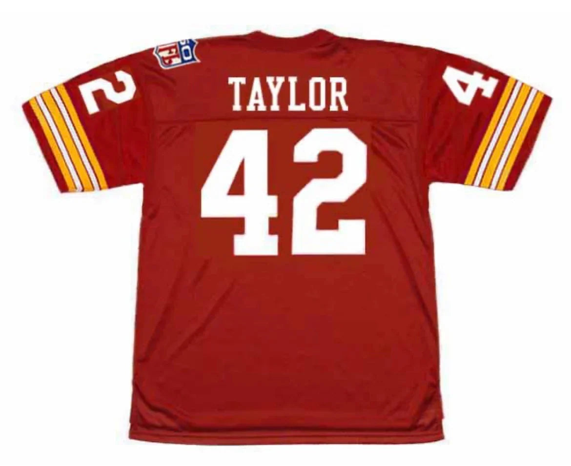 Charlie Taylor 1969 Washington Redskins Commanders Official NFL Mitchell & Ness Jersey Red product image 1, provided for