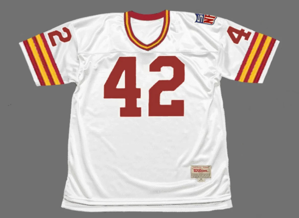 Charlie Taylor 1969 Washington Redskins Commanders Official NFL Mitchell & Ness Jersey White product image 2, provided for
