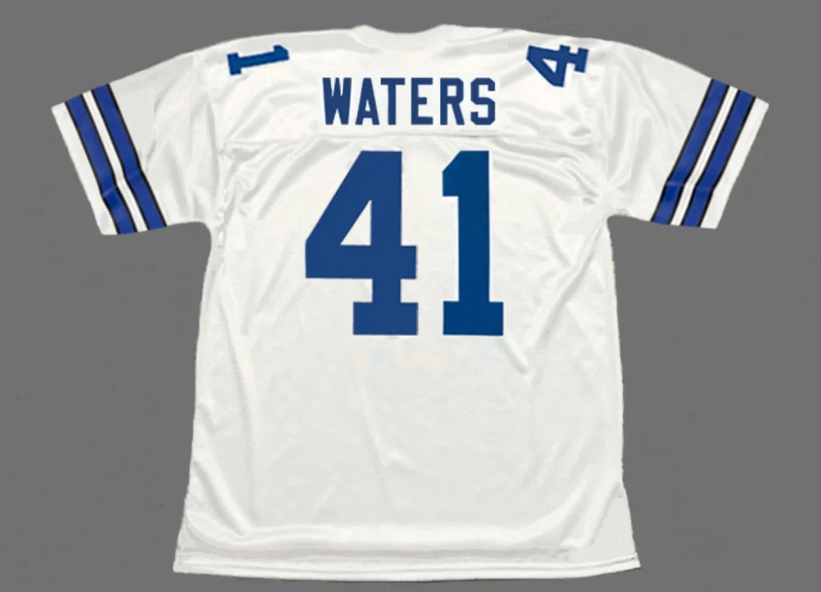 Charlie Waters 1977 Dallas Cowboys Official NFL Jersey Mitchell & Ness product image 1, provided for visual reference and