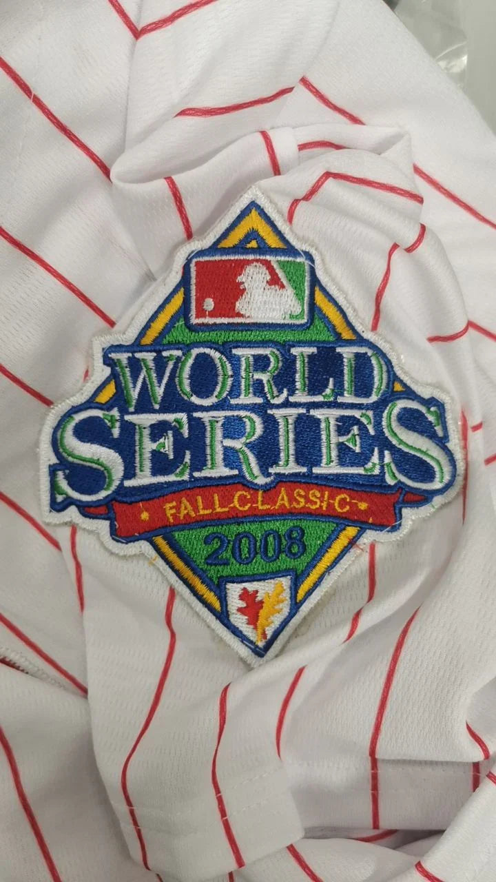 Chase Utley Philadelphia Phillies Jersey white product image 3, provided for visual reference and product detail review