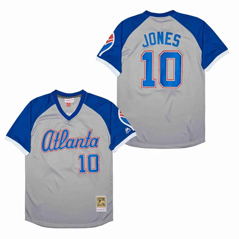 Chipper Jones Atlanta Braves Jersey Mitchell & Ness product image 1, provided for visual reference and product detail review