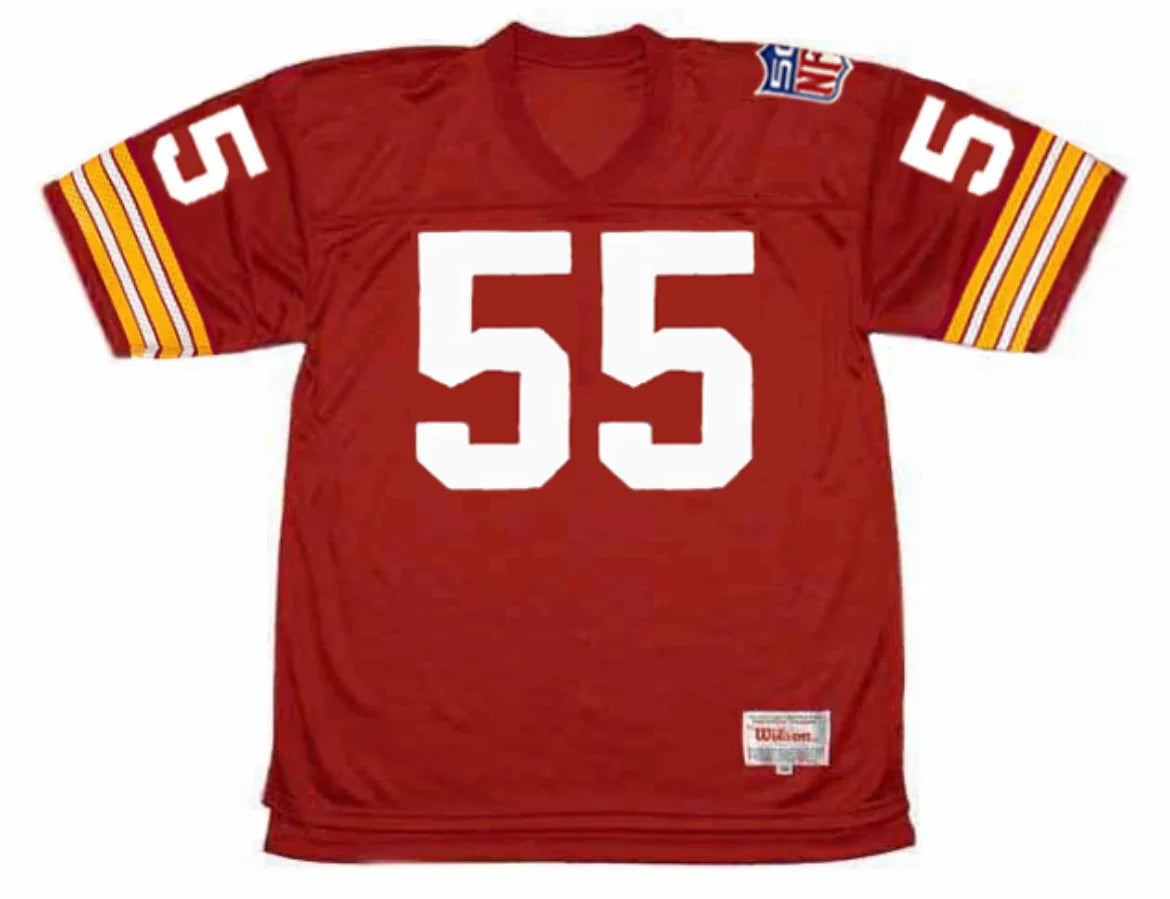 Chris Hanburger 1969 Washington Redskins Commanders Official NFL Mitchell & Ness Jersey Red product image 2, provided for