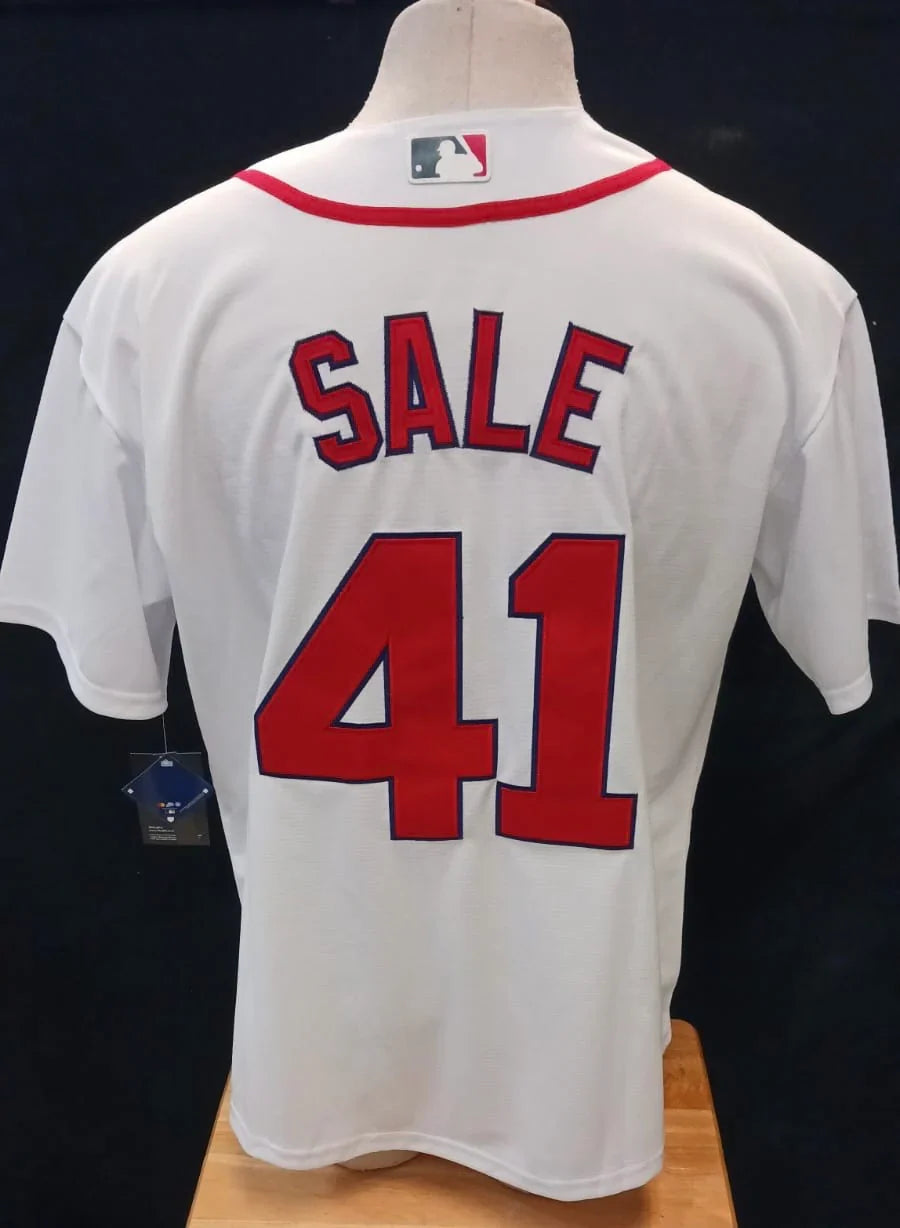 Chris Sale Boston Red Sox Jersey product image 1, provided for visual reference and product detail review