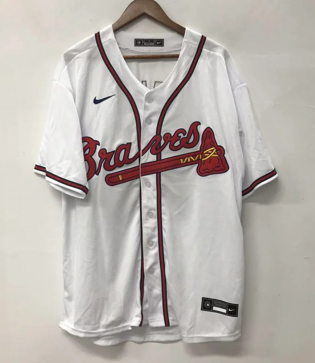 Chris Sale Atlanta Braves Official MLB Nike Jersey product image 3, provided for visual reference and product detail review
