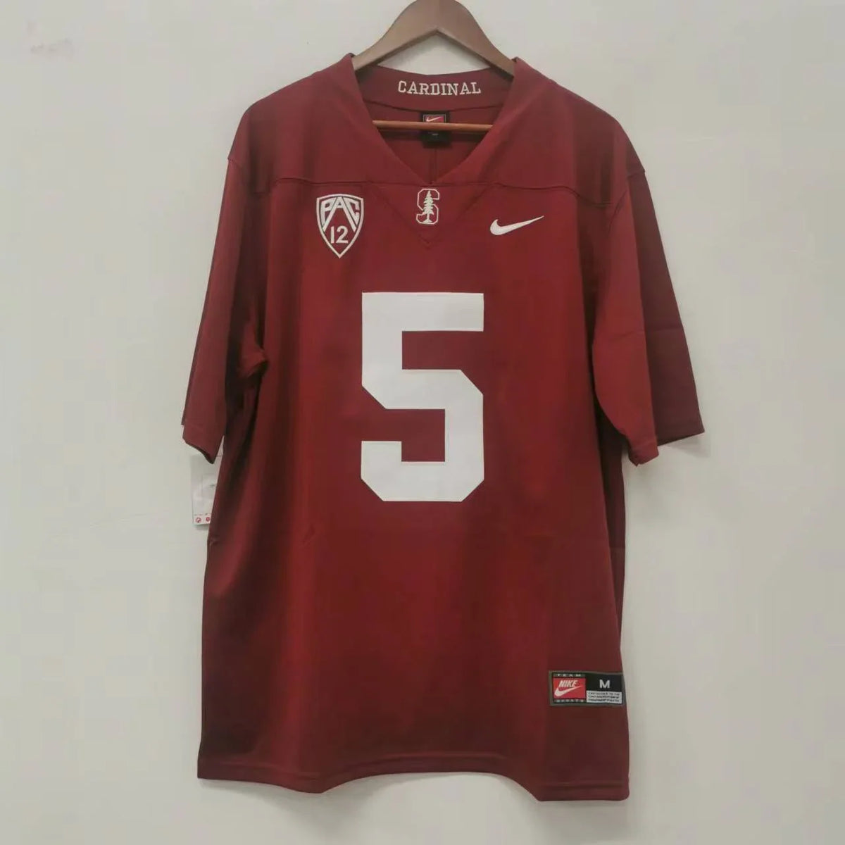 Christian McCaffrey Stanford Jersey Nike product image 2, provided for visual reference and product detail review