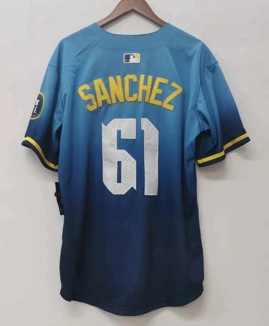 Christopher Sanchez Philadelphia Phillies Blue City Connect MLB Limited Jersey product image 1, provided for visual