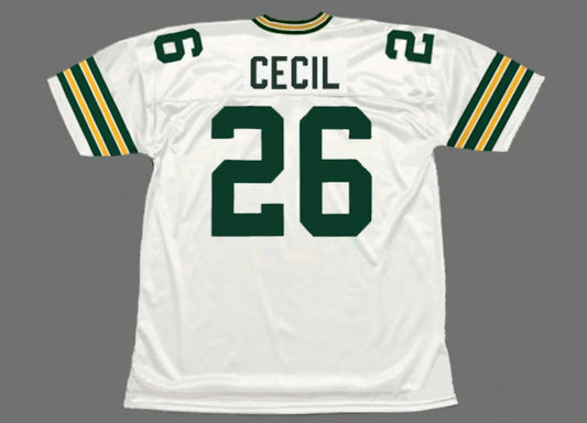 Chuck Cecil Green Bay Packers NFL Mitchell & Ness Jersey white product image 1, provided for visual reference and product