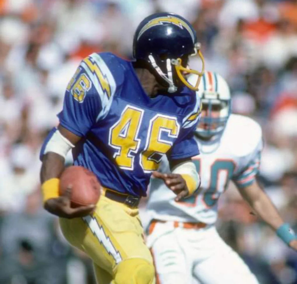 Chuck Muncie San Diego Chargers NFL Mitchell & Ness Jersey product image 3, provided for visual reference and product detail