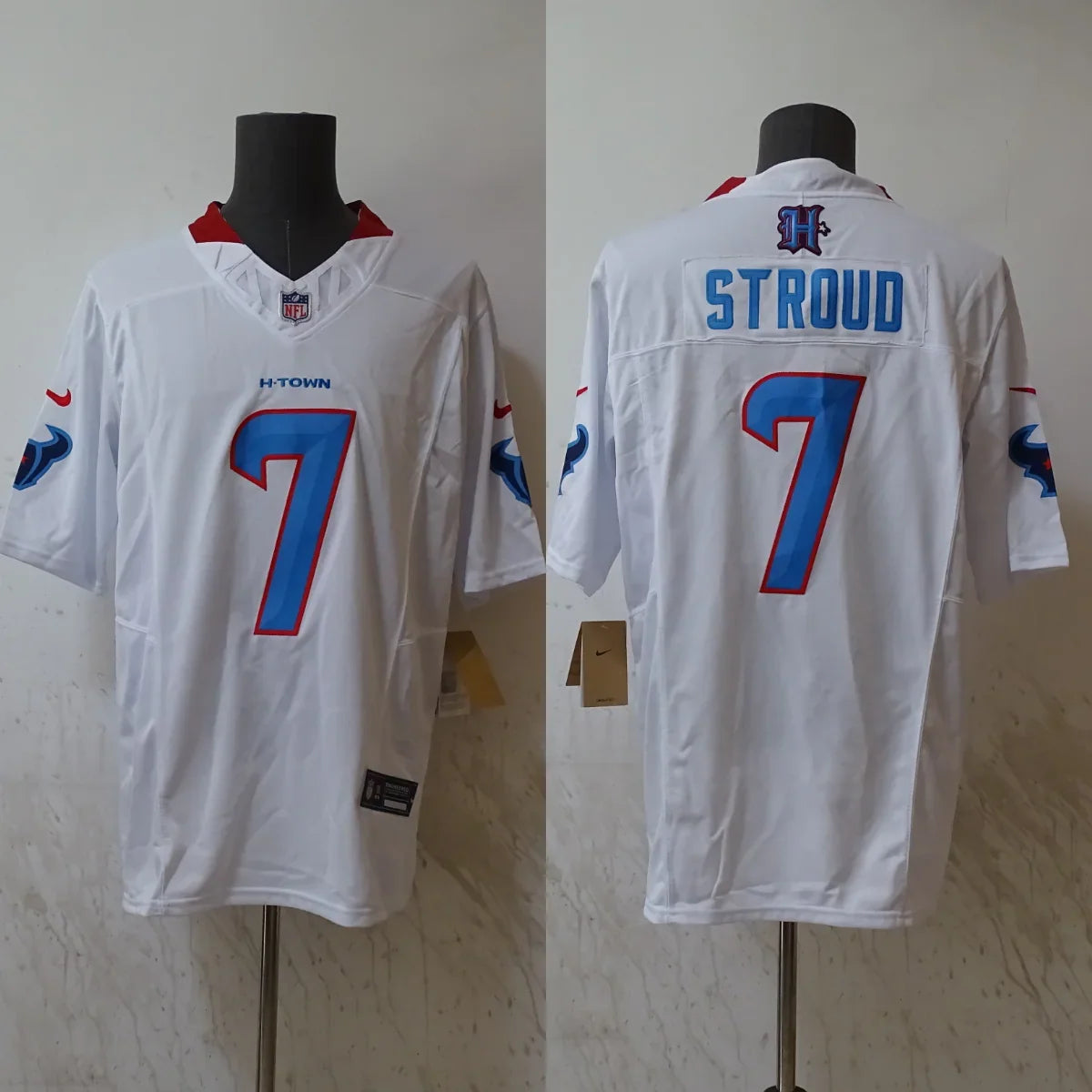 CJ Stroud Houston Texans official NFL Nike jersey H-Town product image 1, provided for visual reference and product detail