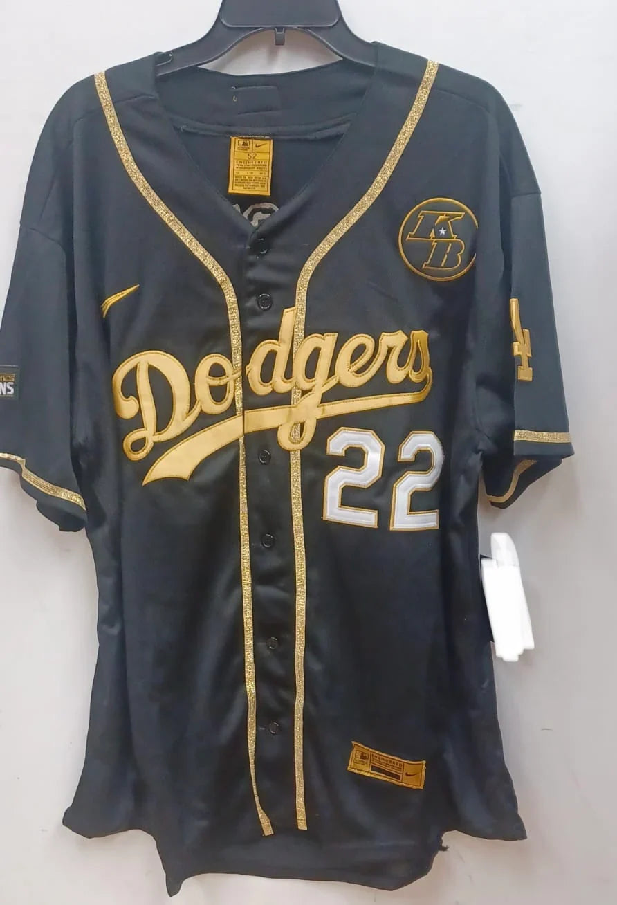 Clayton Kershaw Los Angeles Dodgers Jersey black product image 3, provided for visual reference and product detail review