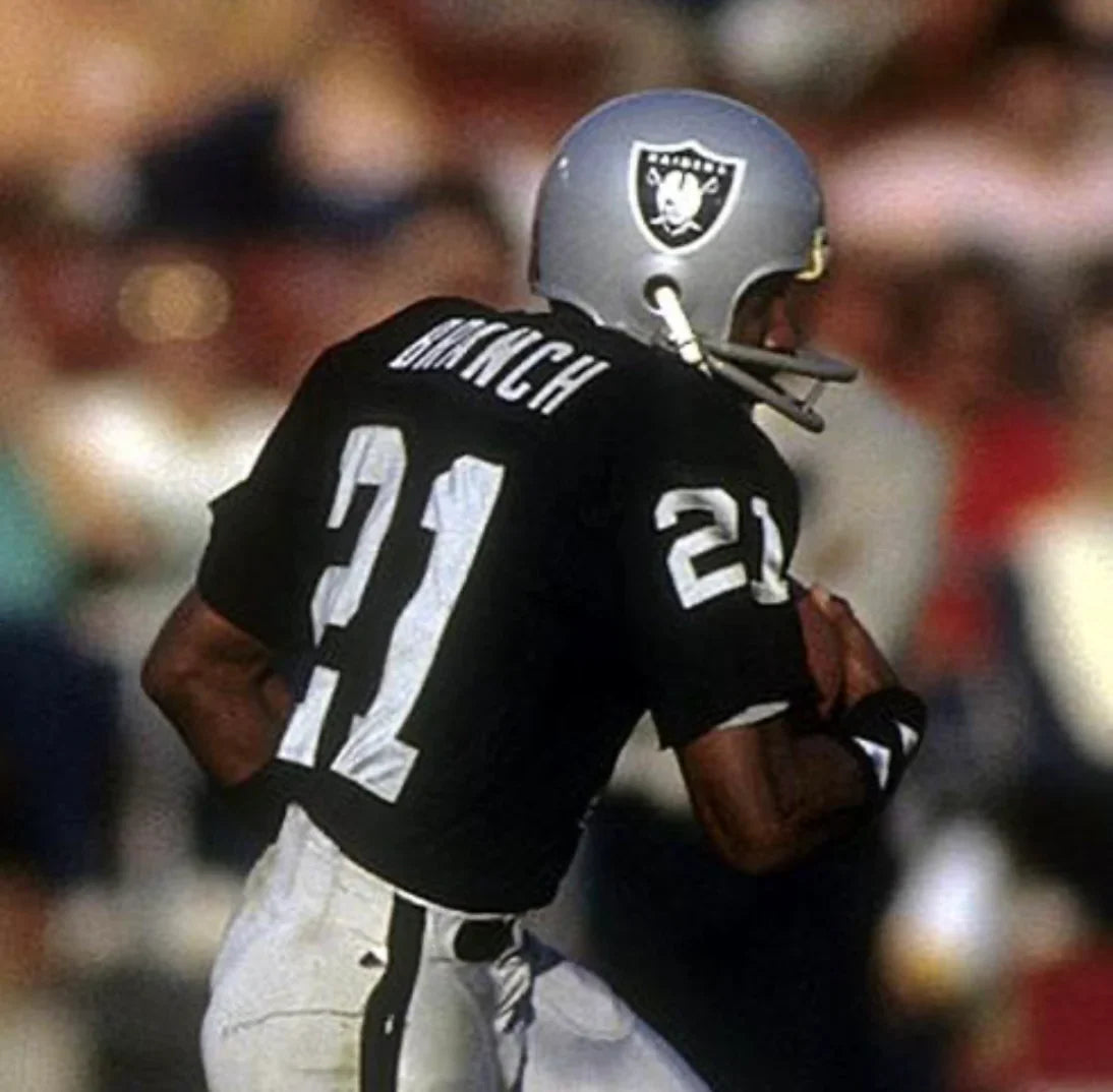 Cliff Branch Oakland Raiders Mitchell & Ness Jersey Black product image 4, provided for visual reference and product detail