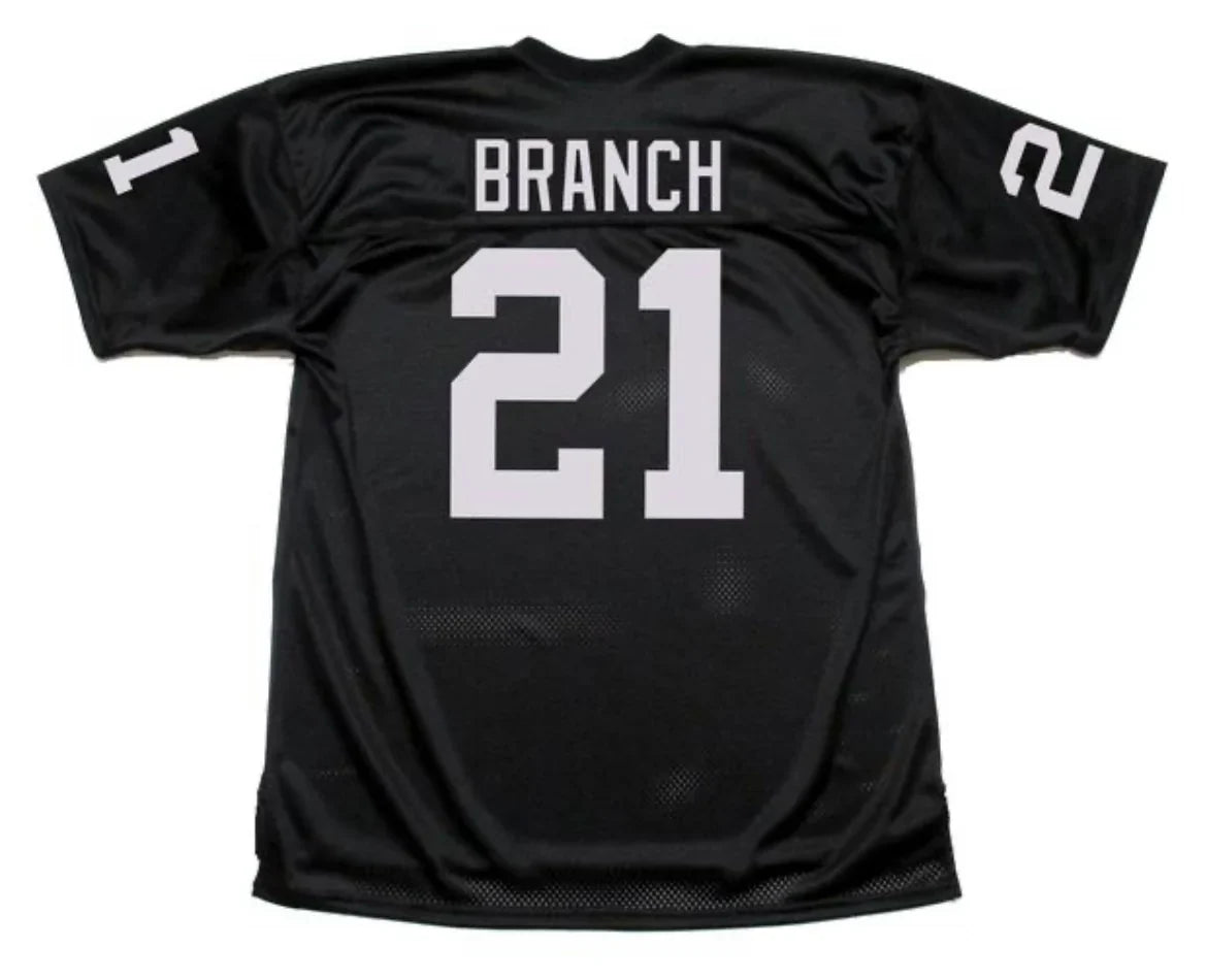 Cliff Branch Oakland Raiders Mitchell & Ness Jersey Black product image 1, provided for visual reference and product detail