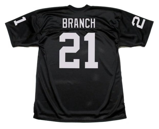 Cliff Branch Oakland Raiders Mitchell & Ness Jersey Black product image 1, provided for visual reference and product detail