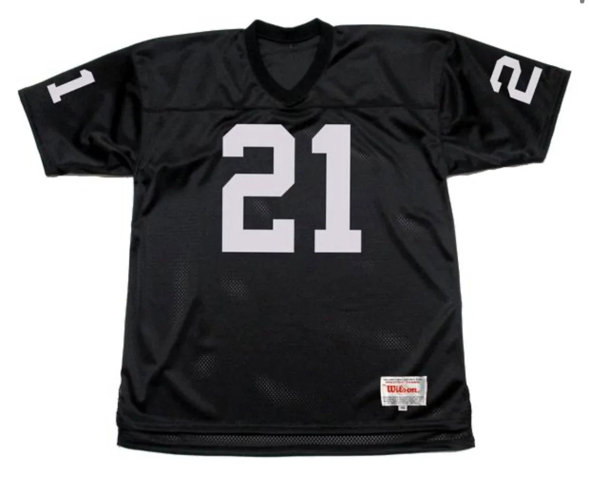 Cliff Branch Oakland Raiders Mitchell & Ness Jersey Black product image 2, provided for visual reference and product detail