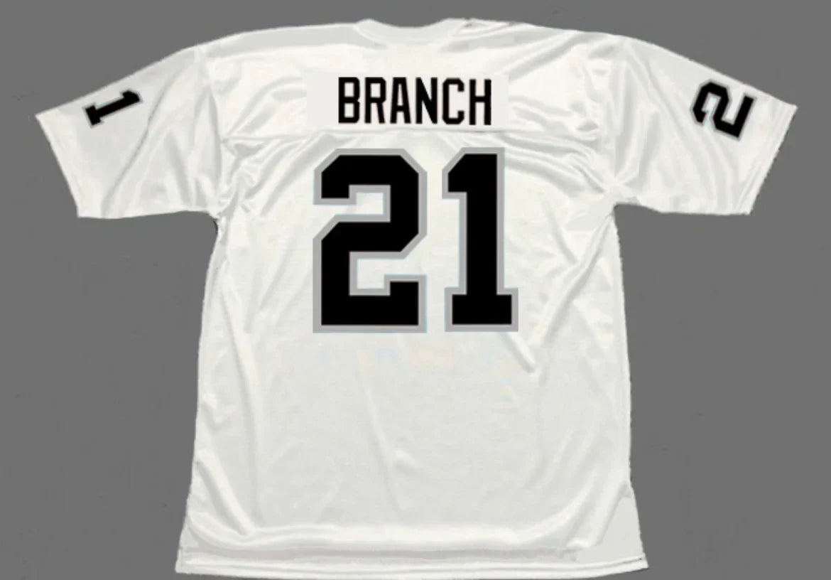 Cliff Branch Oakland Raiders Mitchell & Ness Jersey white product image 1, provided for visual reference and product detail