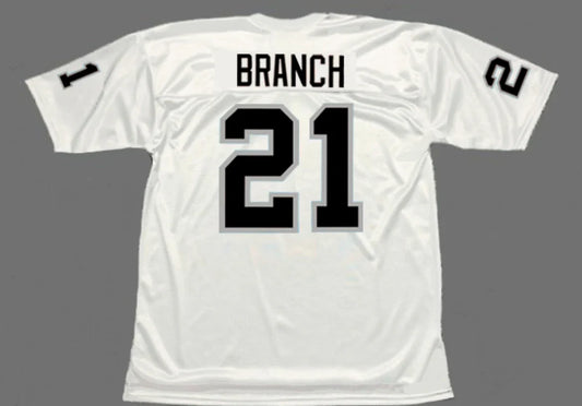 Cliff Branch Oakland Raiders Mitchell & Ness Jersey white product image 1, provided for visual reference and product detail