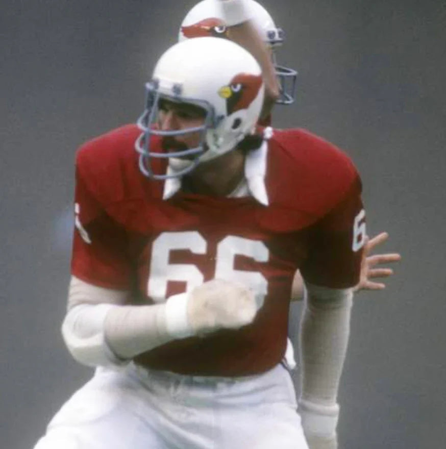 Conrad Dobler St. Louis Cardinals NFL Mitchell & Ness Jersey red product image 3, provided for visual reference and product
