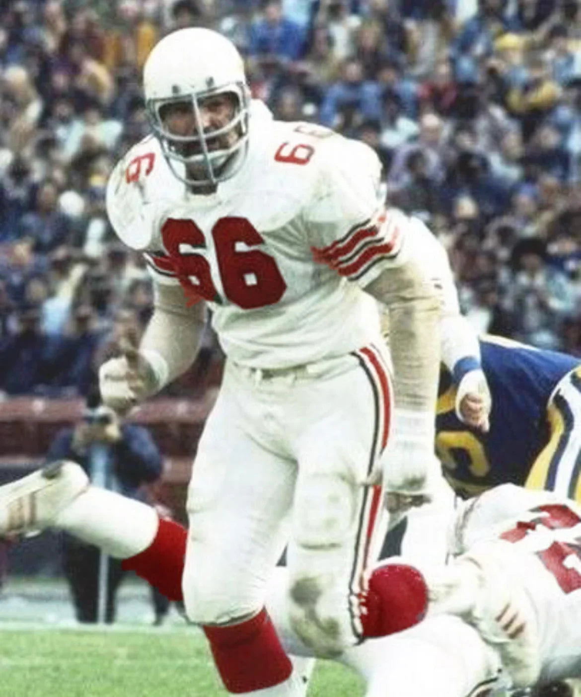 Conrad Dobler St. Louis Cardinals NFL Mitchell & Ness Jersey white product image 3, provided for visual reference and