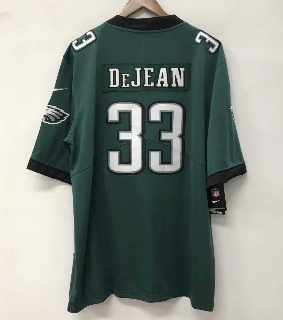 Cooper DeJean Philadelphia Eagles Super Bowl Jersey NIKE product image 1, provided for visual reference and product detail