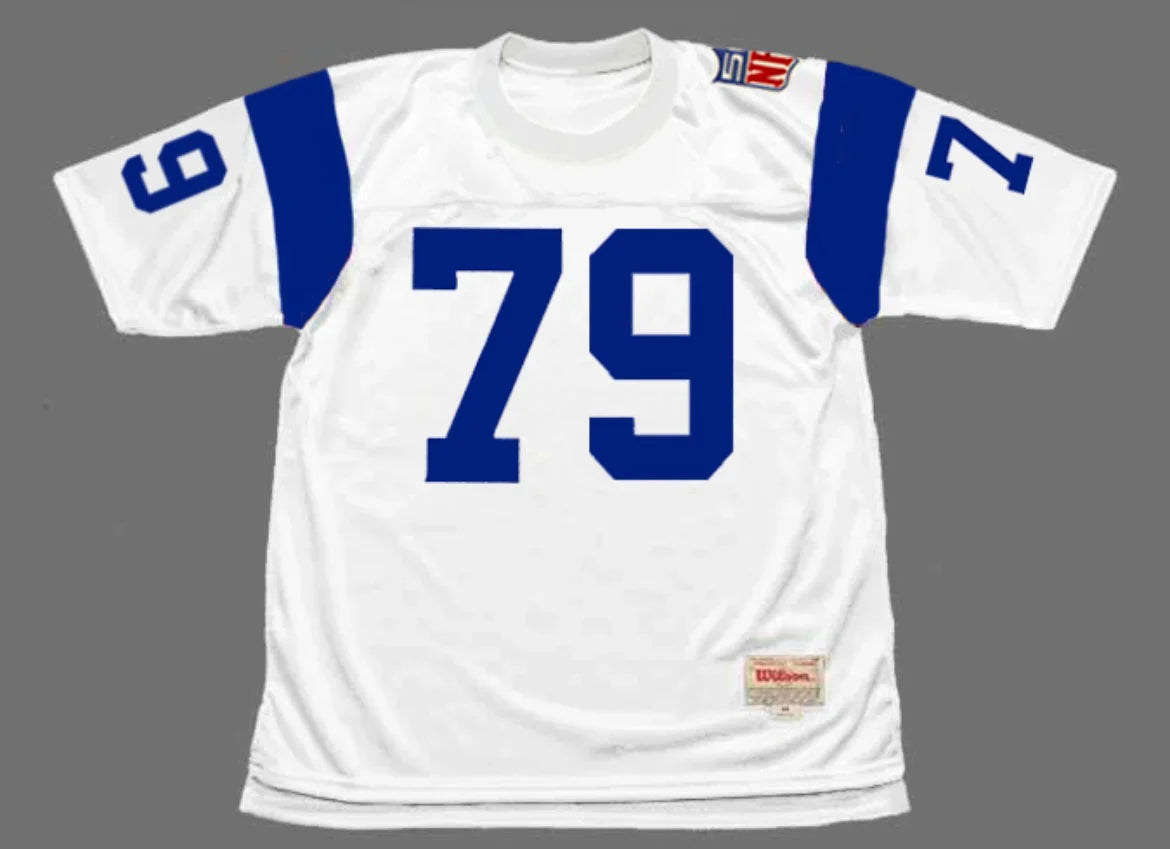 Coy Bacon 1969 Los Angeles Rams NFL Mitchell & Ness Jersey product image 2, provided for visual reference and product detail