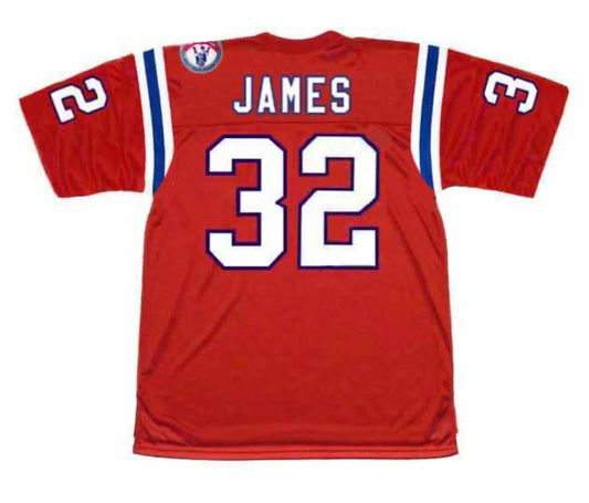 Craig James 1984 New England Patriots Official NFL Mitchell & Ness Jersey product image 1, provided for visual reference and