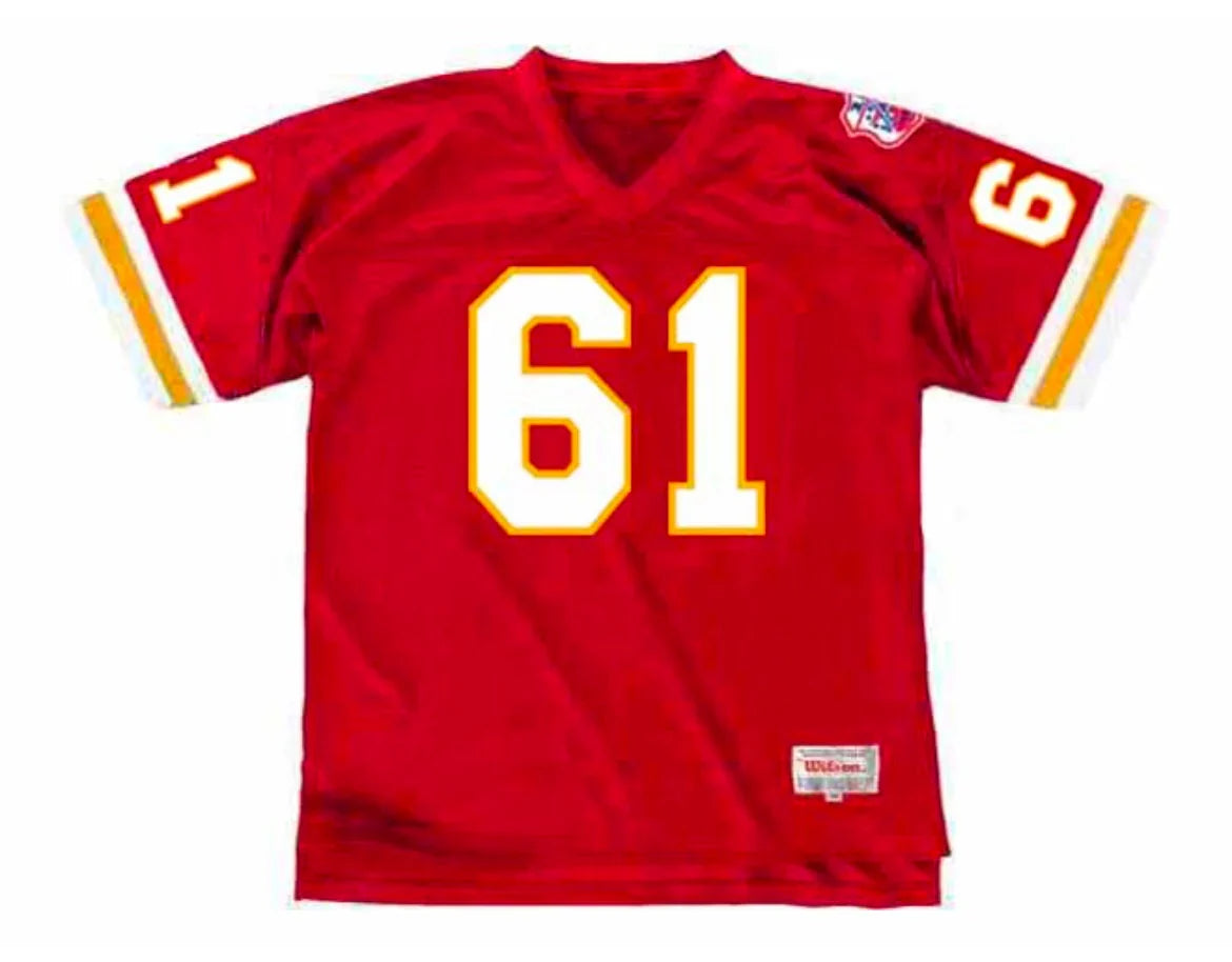 Curley Culp 1969 Kansas City Chiefs NFL Mitchell & Ness Jersey red product image 2, provided for visual reference and