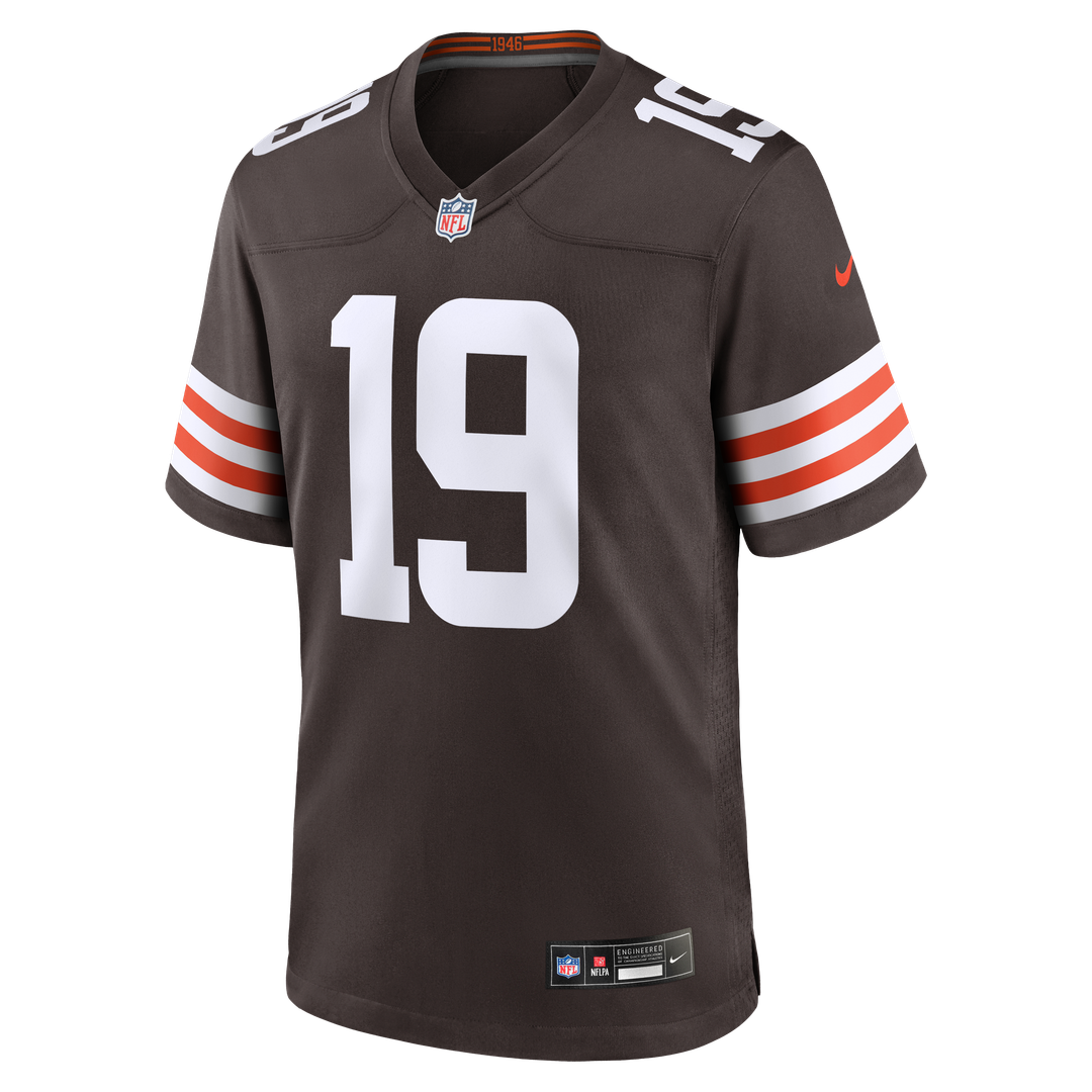 Men's Cleveland Browns Cedric Tillman Nike Brown Game Jersey product image 2