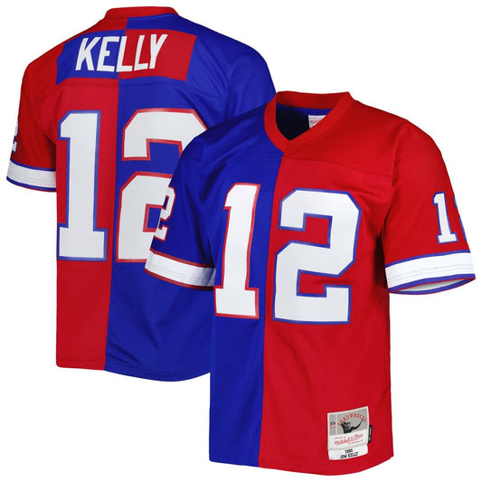 Men's Buffalo Bills Jim Kelly Mitchell & Ness Royal/Red product image 1