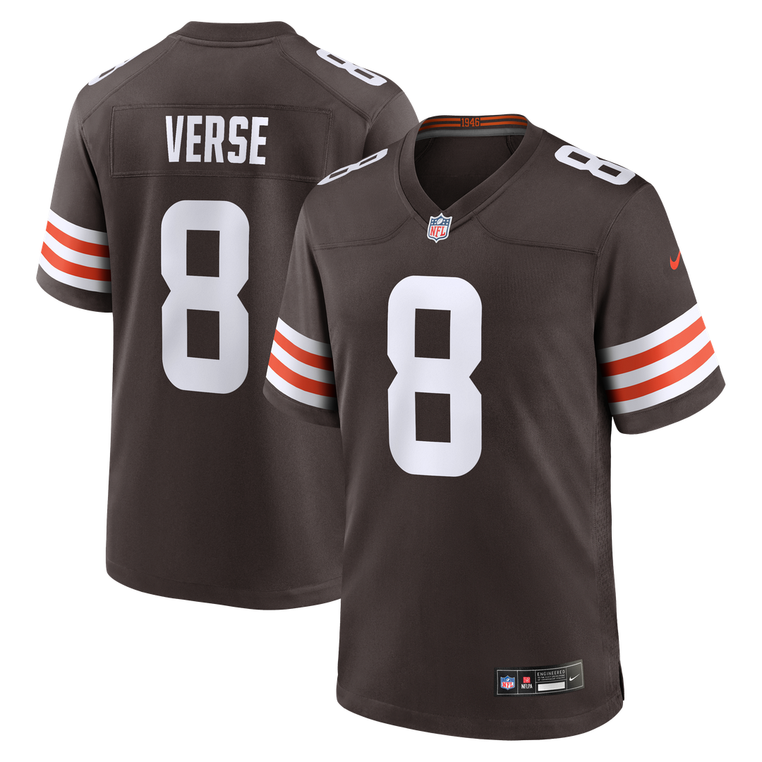 Men's Cleveland Browns Jared Verse Nike Brown Game Jersey product image 1