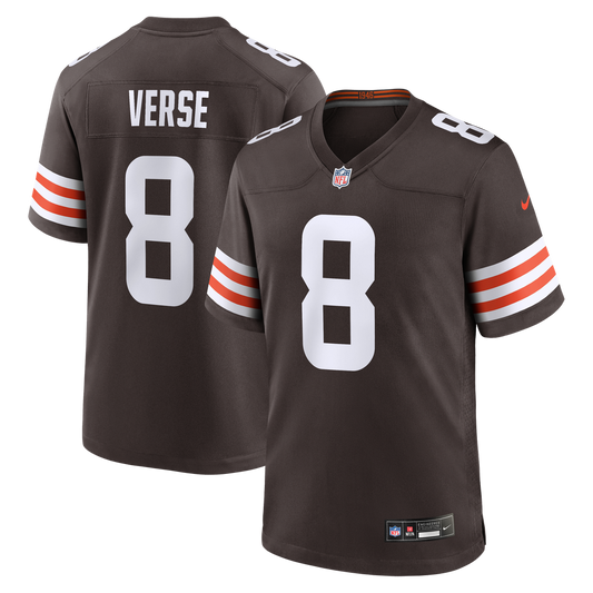 Men's Cleveland Browns Jared Verse Nike Brown Game Jersey product image 1