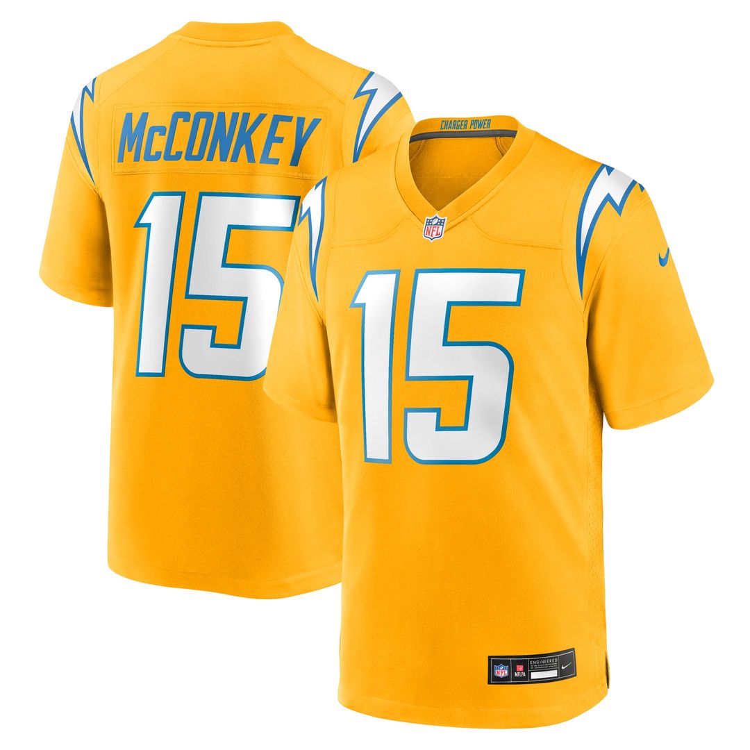 Men's Los Angeles Chargers Ladd McConkey Nike Gold product image 4