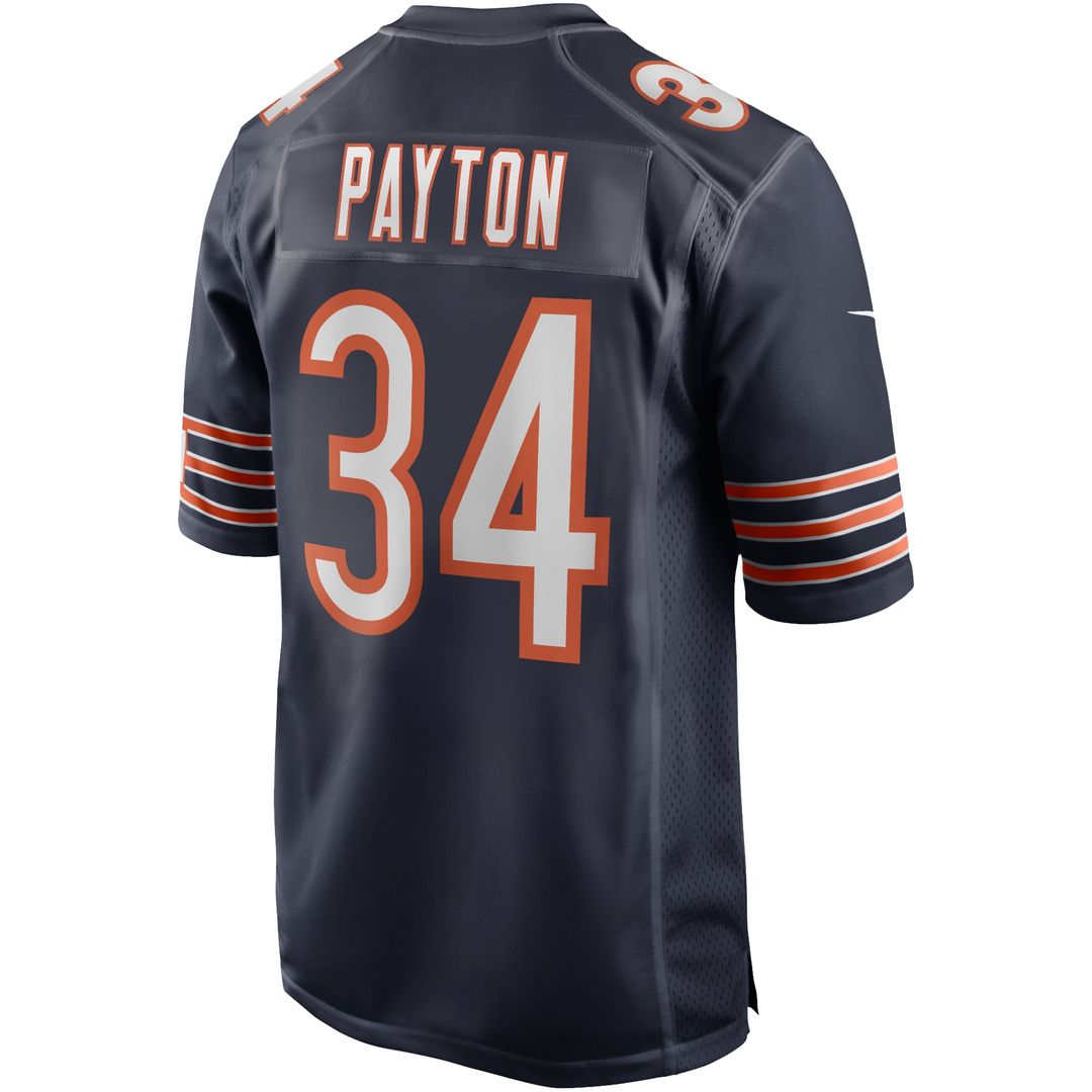 Men's Chicago Bears Walter Payton Nike Navy Game Retired product image 3