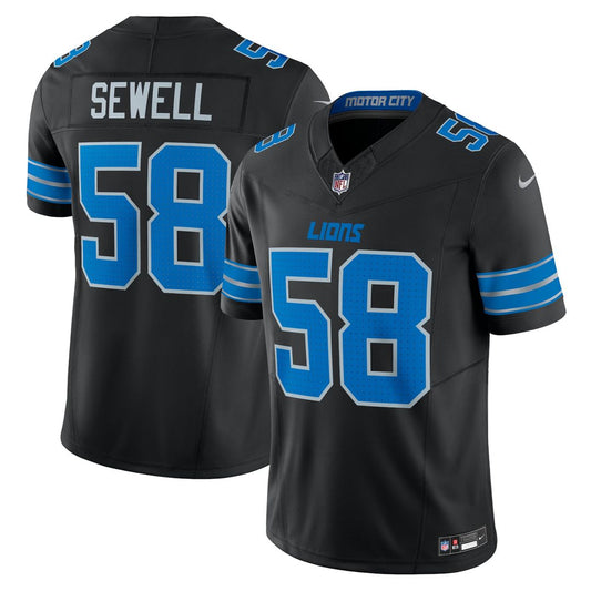 Men's Detroit Lions Penei Sewell Nike Black Vapor F.U.S.E. product image 1