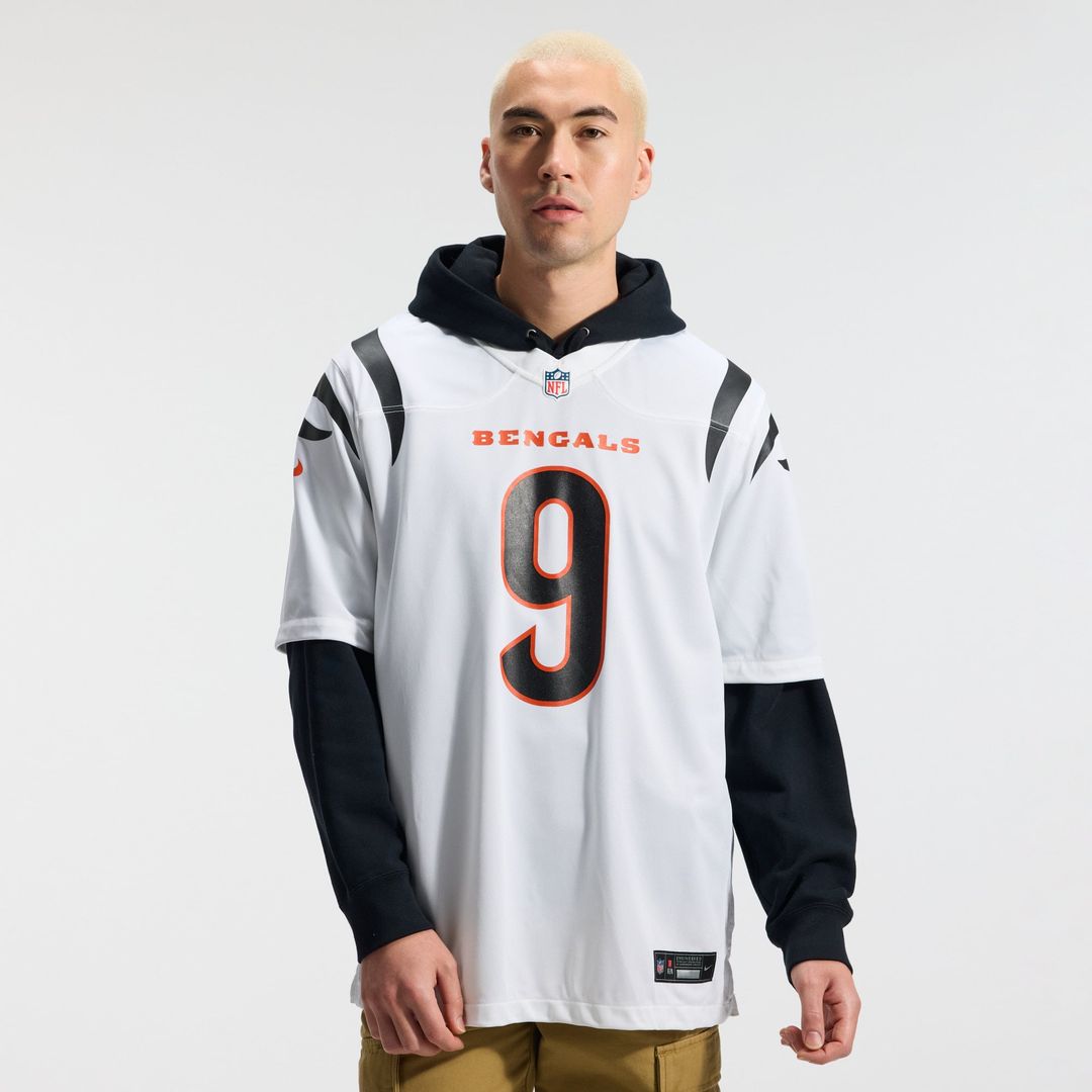 Men's Cincinnati Bengals Joe Burrow Nike White Game Jersey product image 15