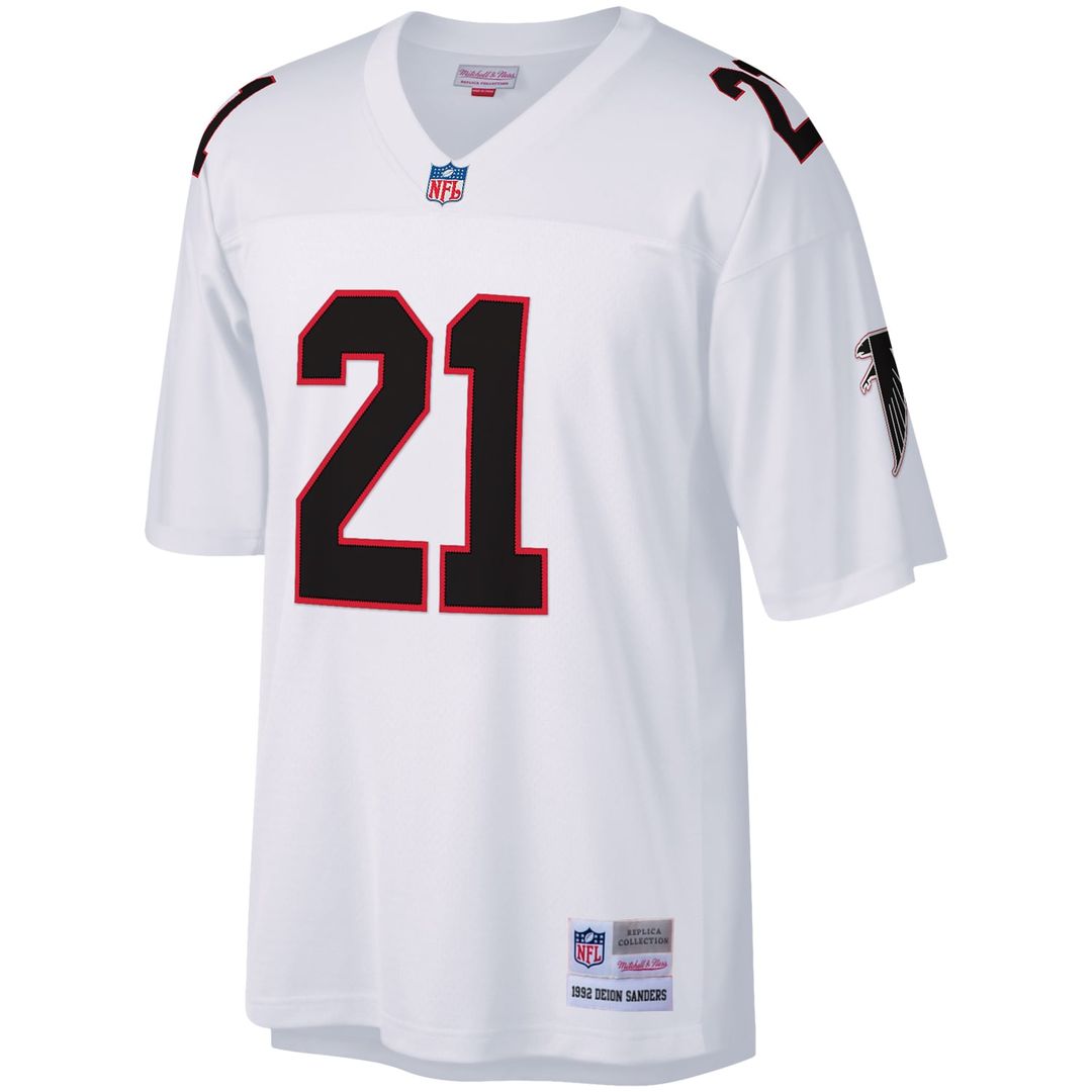 Men's Atlanta Falcons Deion Sanders Mitchell & Ness White product image 5