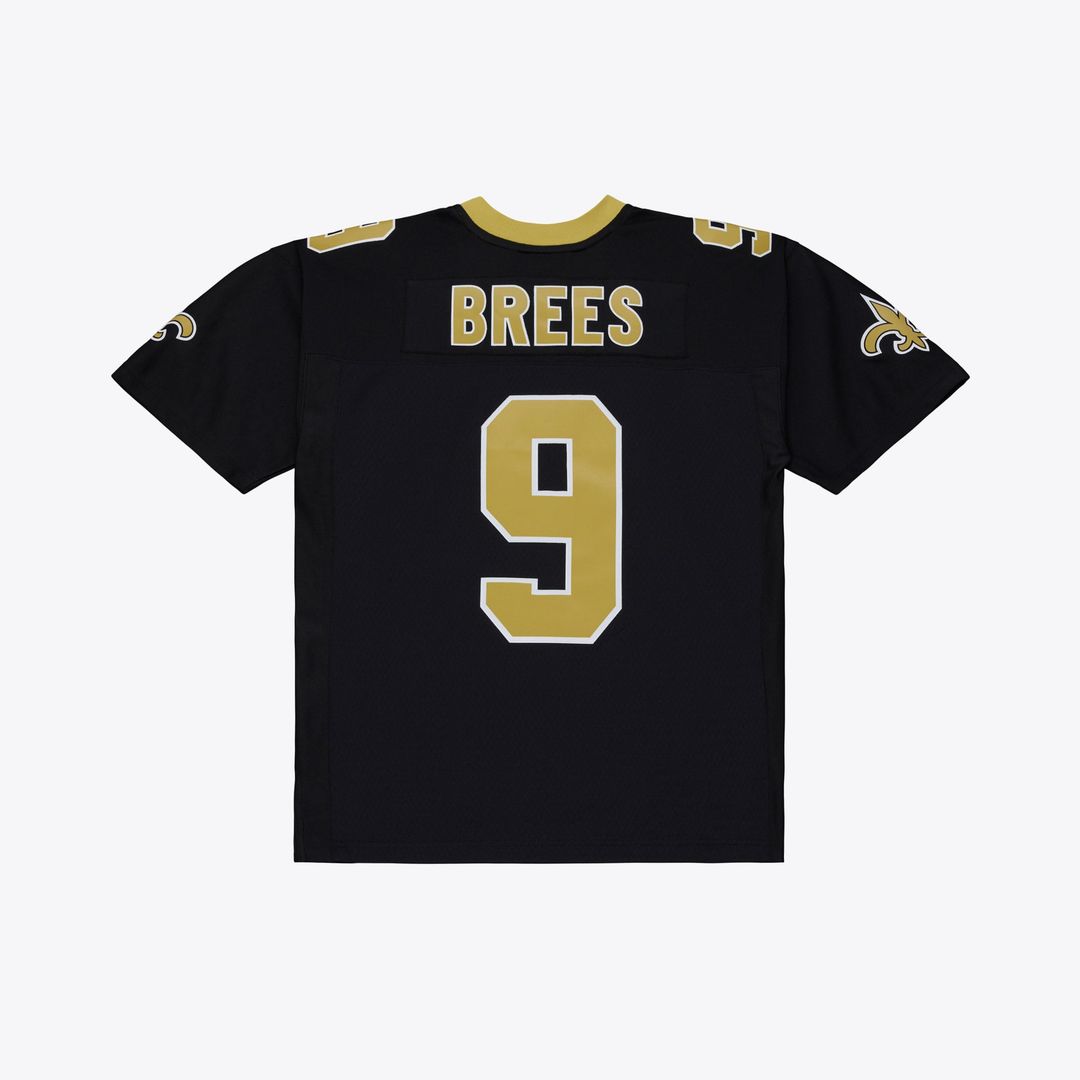 Men's New Orleans Saints Drew Brees Mitchell & Ness Black product image 2