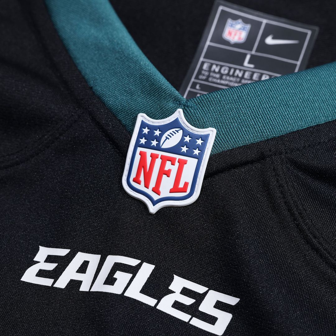 Men's Philadelphia Eagles Jalen Hurts Nike Black Alternate product image 4