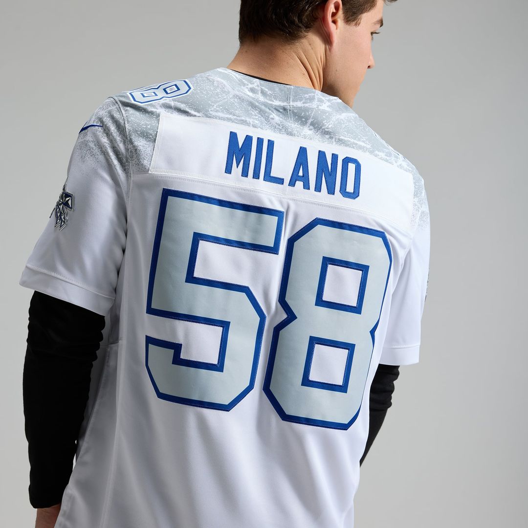 Men's Buffalo Bills Matt Milano Nike White Rivalries product image 8