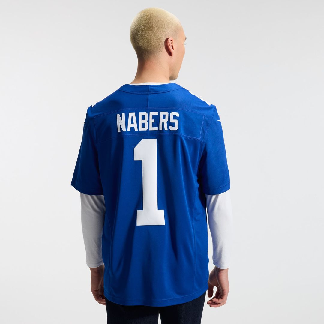 Men's New York Giants Malik Nabers Nike Royal Team Vapor product image 3