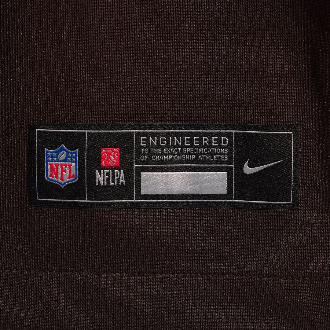 Men's Cleveland Browns Luke Wypler Nike Brown Team Game product image 6