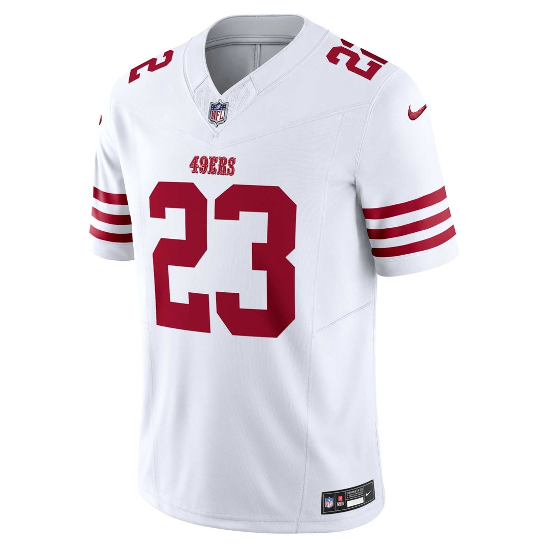 Men's San Francisco 49ers Christian McCaffrey Nike White product image 5