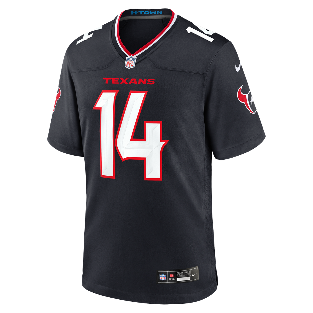 Men's Houston Texans Jaylin Noel Nike Navy Team Game Jersey product image 2