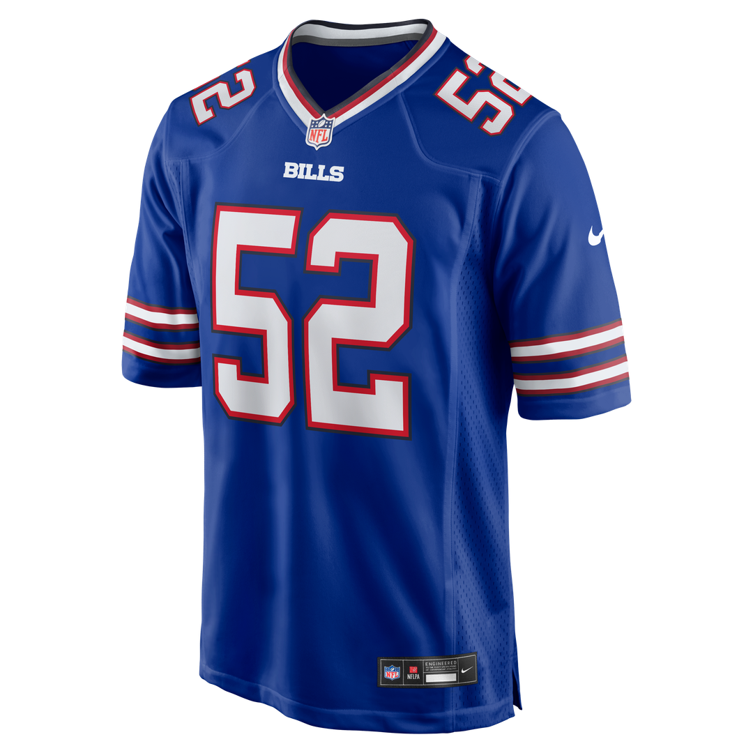 Men's Buffalo Bills Kaleb Elarms-Orr Nike Royal Team Game product image 4