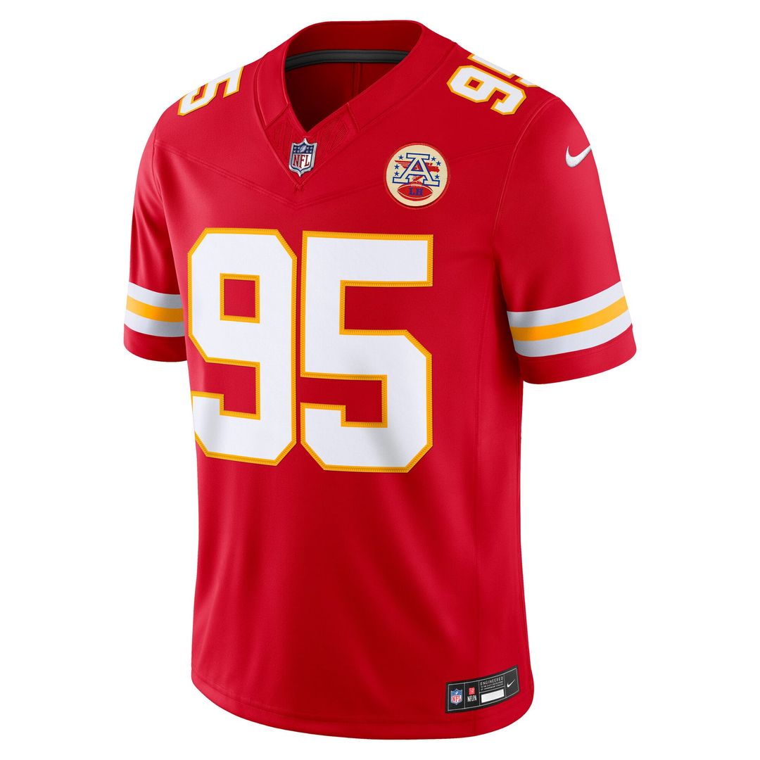 Men's Kansas City Chiefs Chris Jones Nike Red Team Vapor product image 2