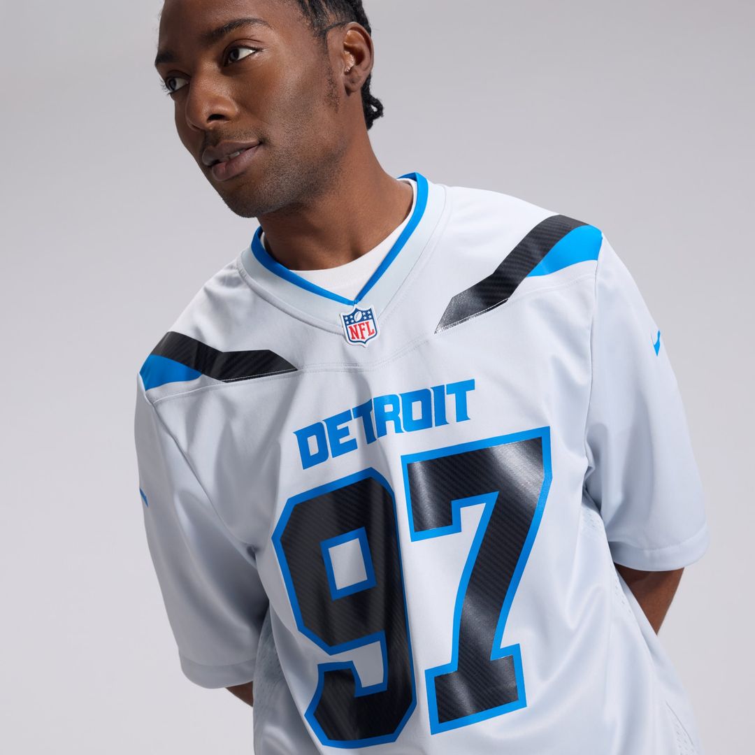 Men's Detroit Lions Aidan Hutchinson Nike Silver 2026 product image 9