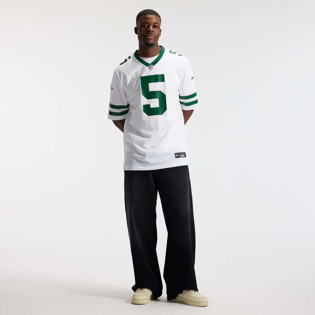 Men's New York Jets Garrett Wilson Nike Legacy Black product image 29